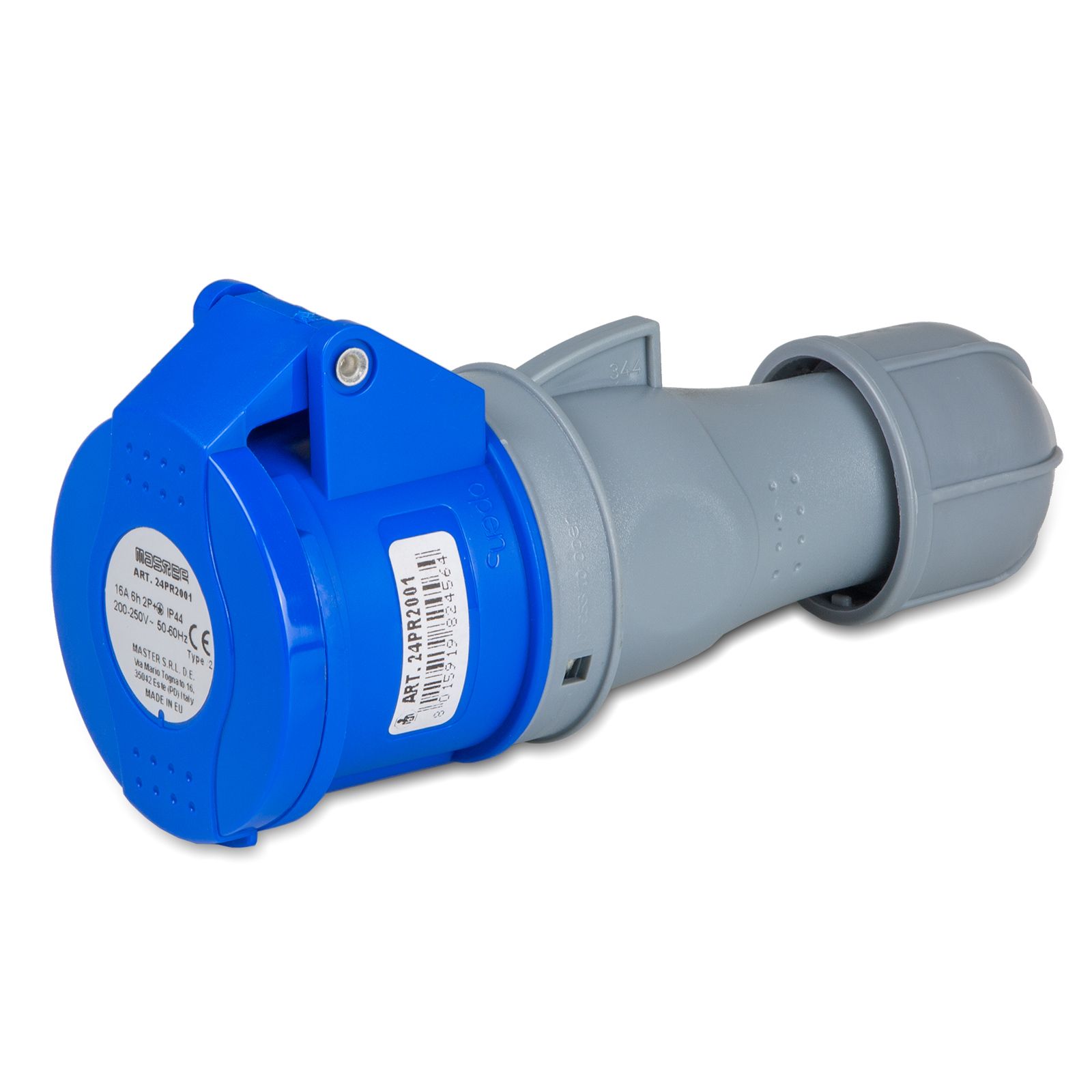 Presa Industriale Schneider Electric PKY16F423 – 16A, 220V, 2P+T, IP44, Inclinata