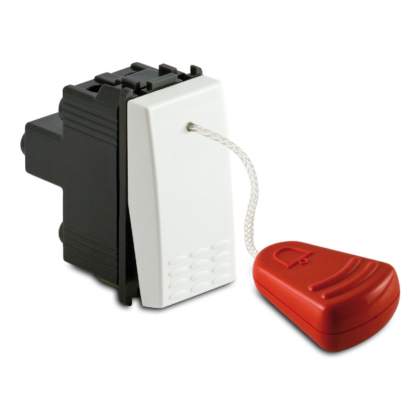 ABB Pulsante 1P NA, 16A, Colore Bianco, Interruttore Modulare Per Impianti Elettrici